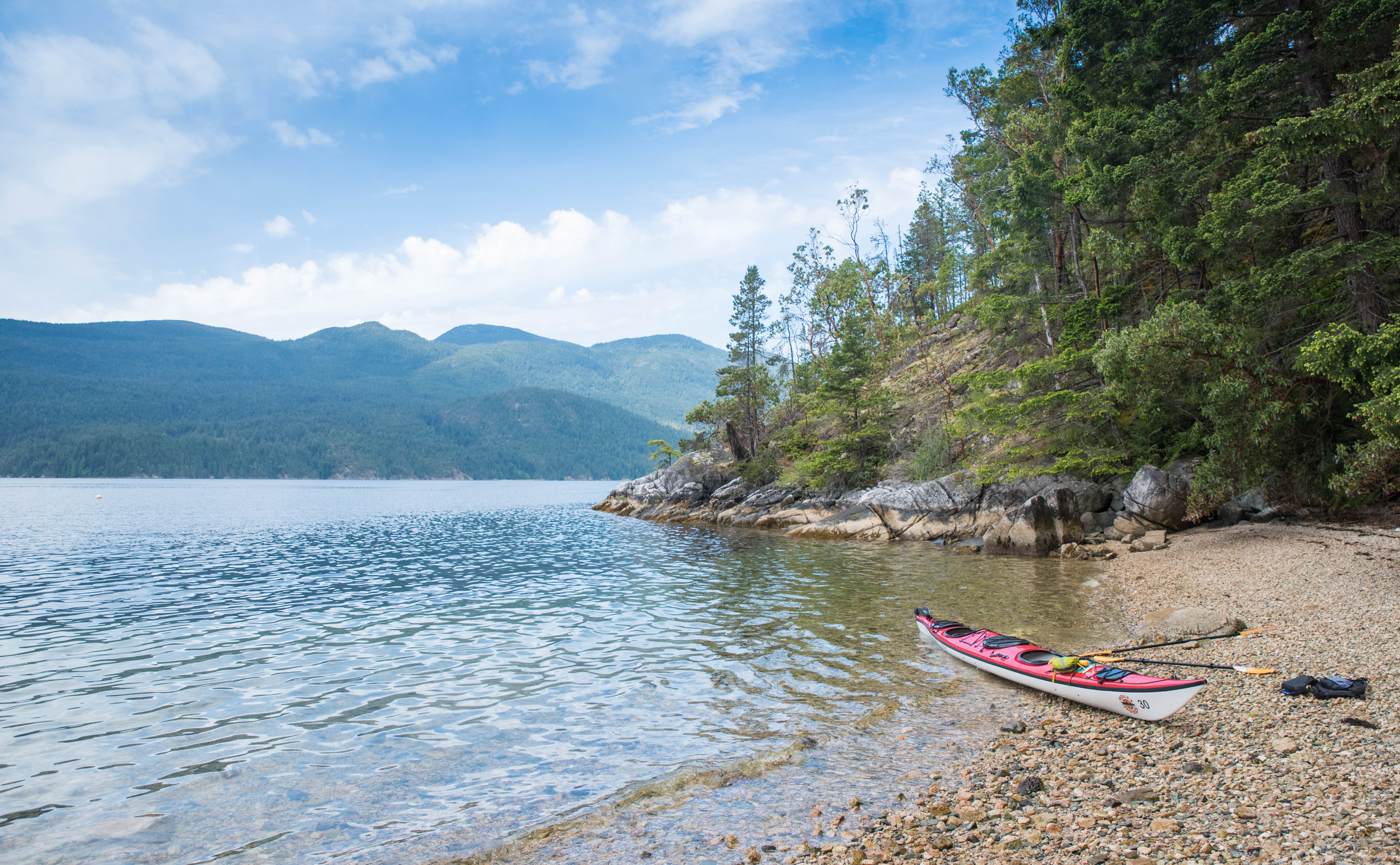 Kayak the Sechelt Inlet, Sechelt, British Columbia