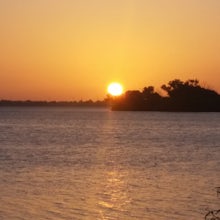 Run along the Shore of Lake Hefner