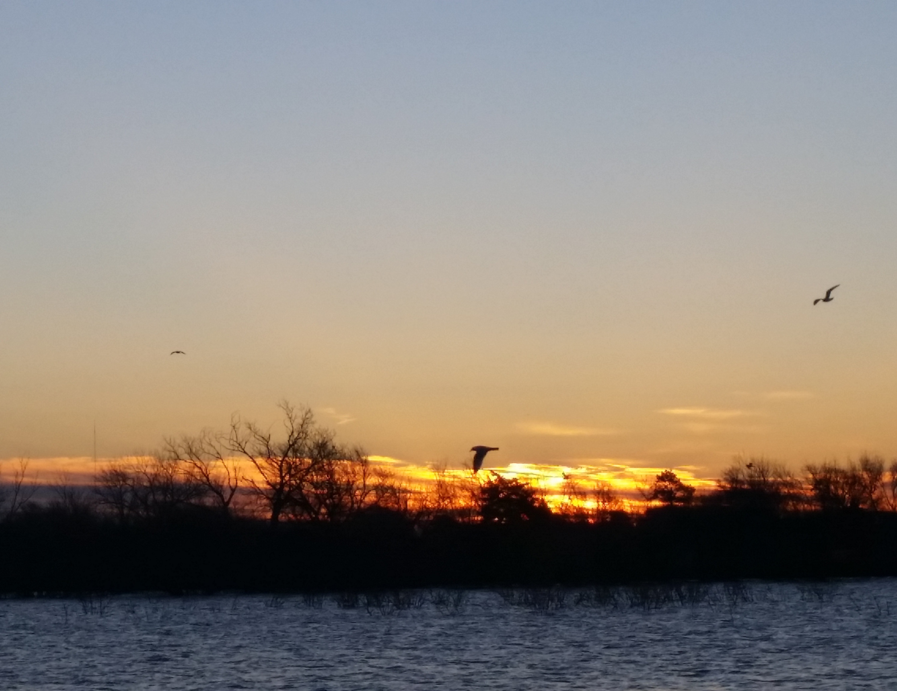 Run along the Shore of Lake Hefner