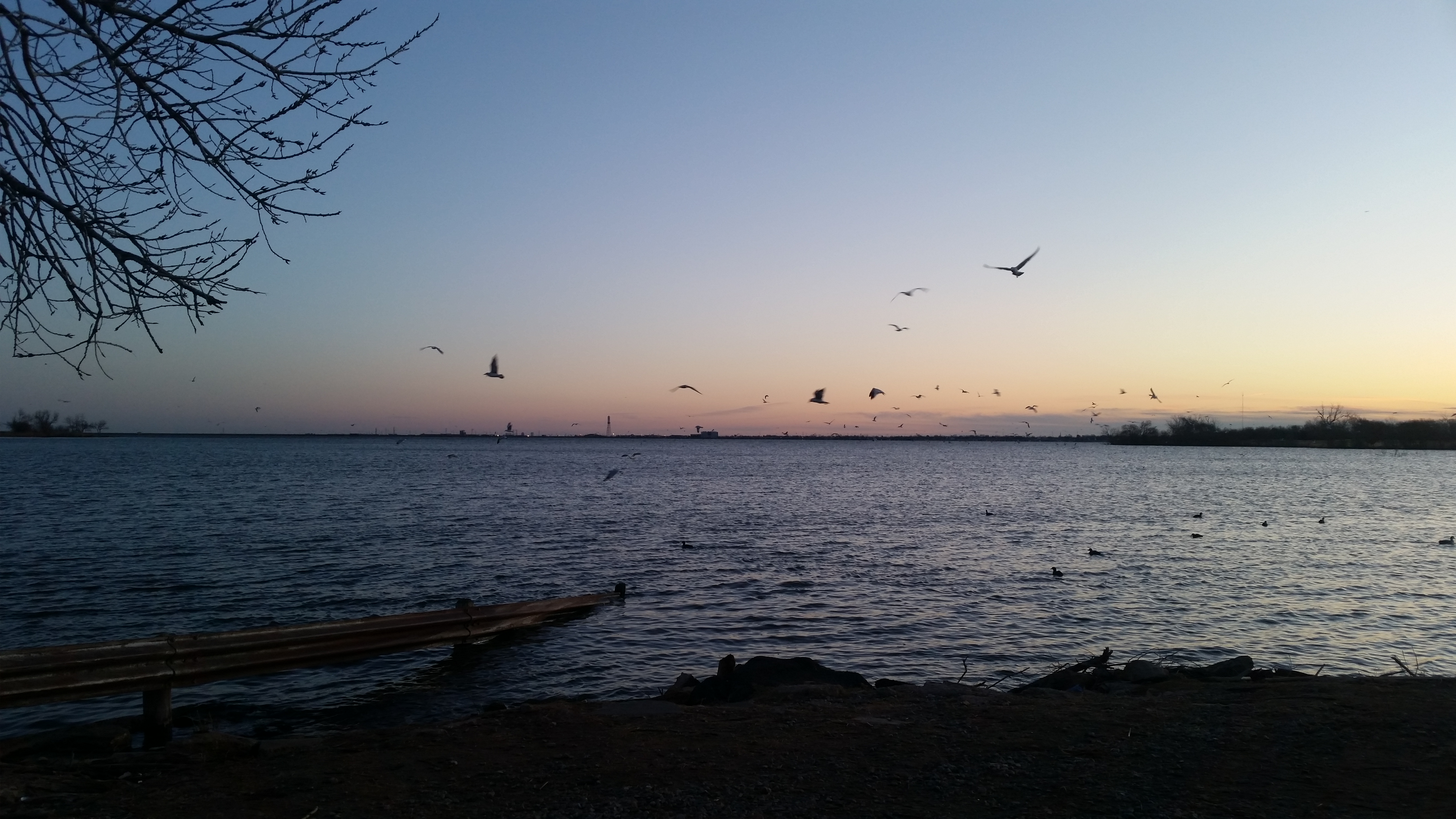 Run along the Shore of Lake Hefner