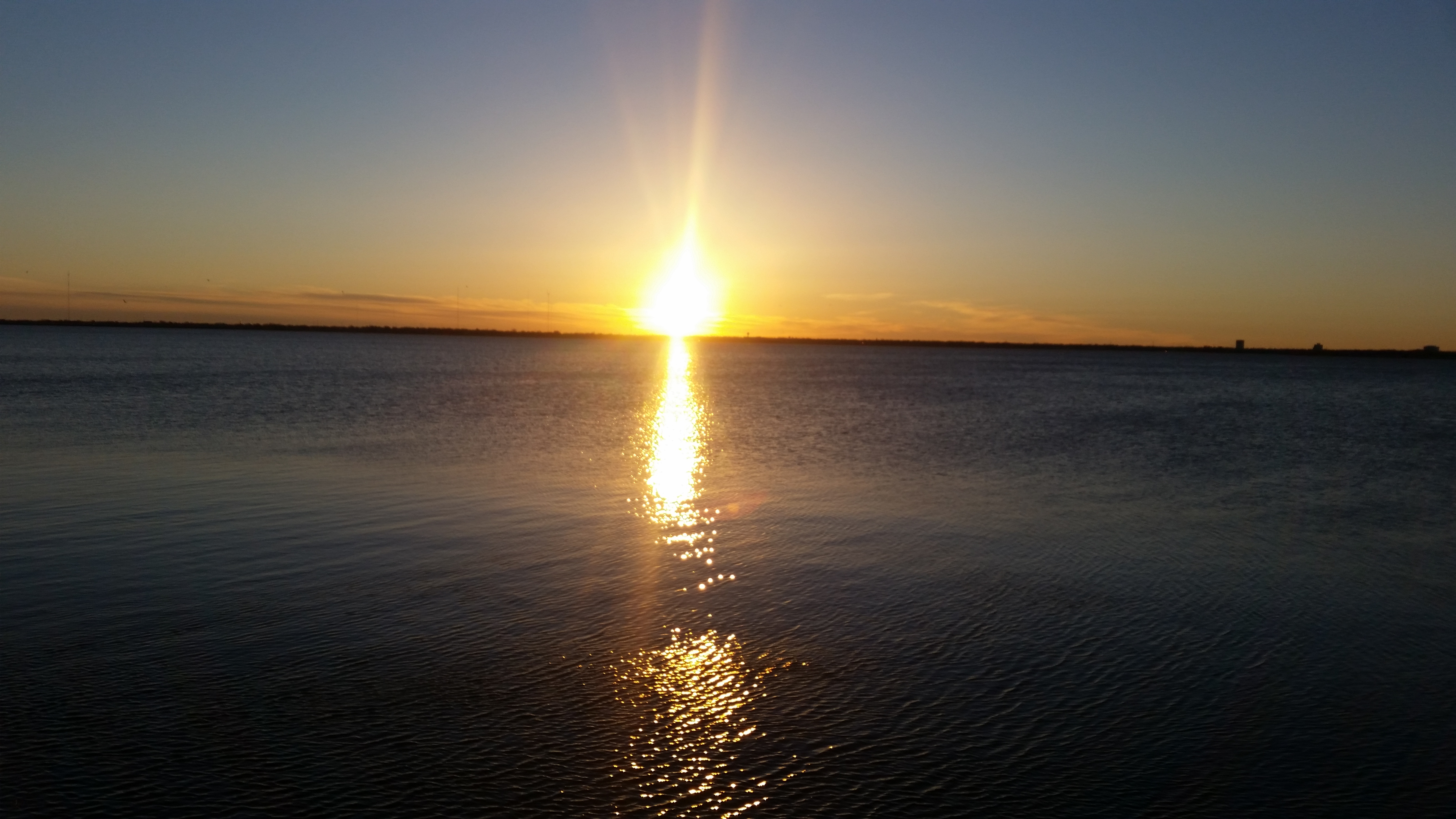 Run along the Shore of Lake Hefner