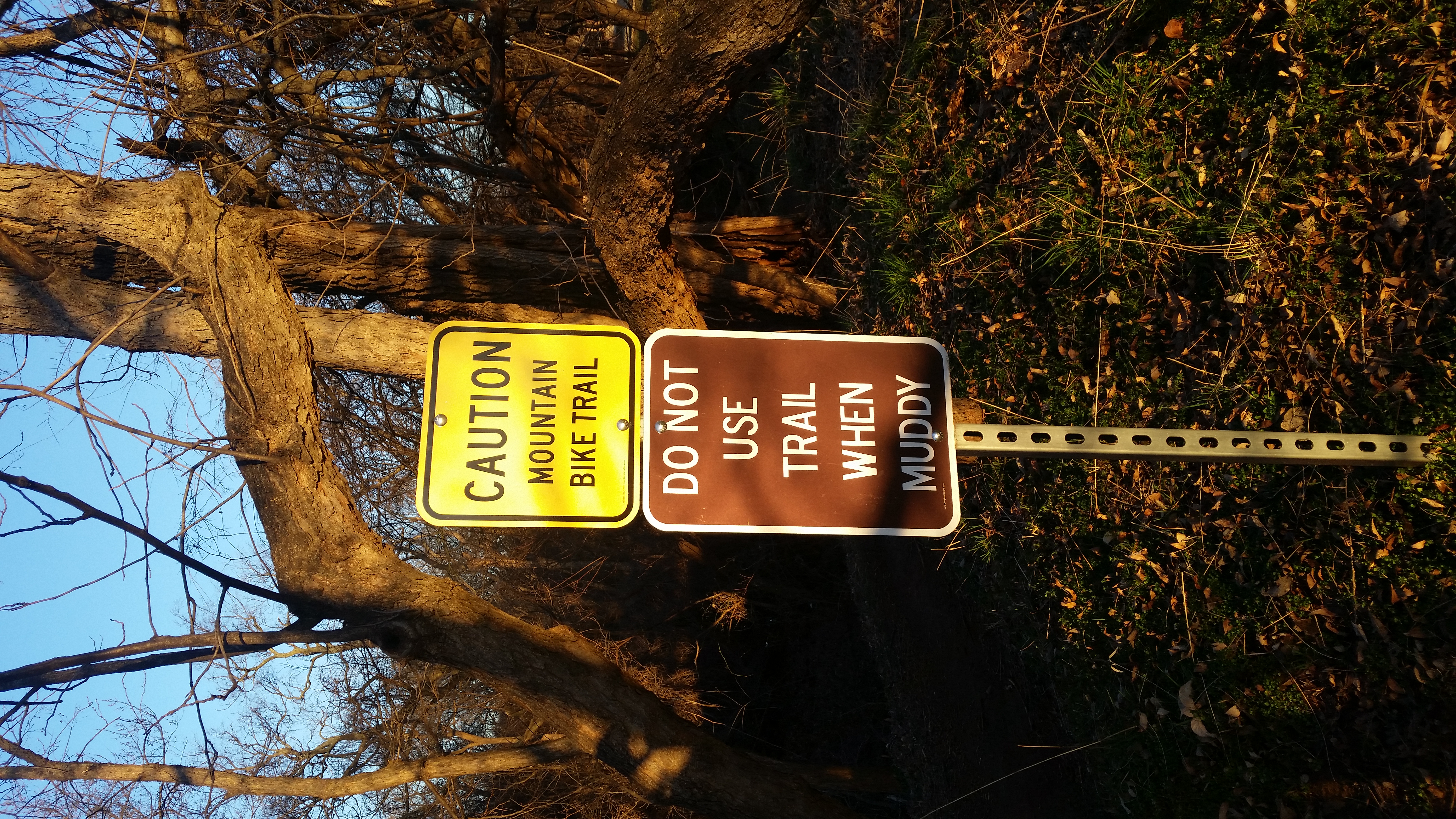 Run through Bluff Creek Park in Oklahoma City