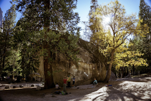 Rock Climb in Camp 4