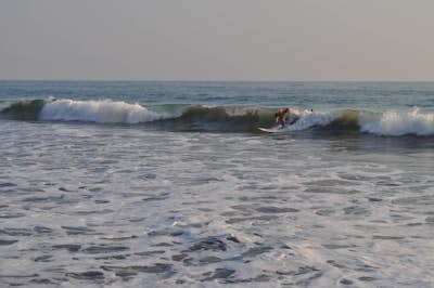Surfing At Our Favorite Beach, El Salvador