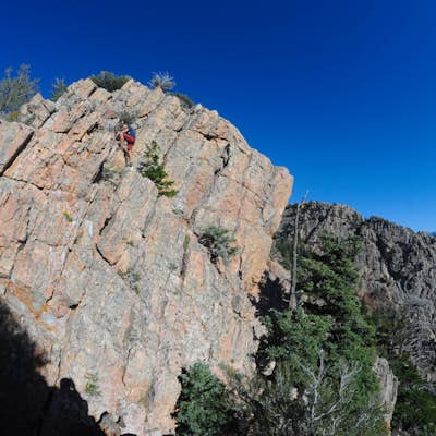 Free-Soloing Mount Olympus West Slabs, Utah