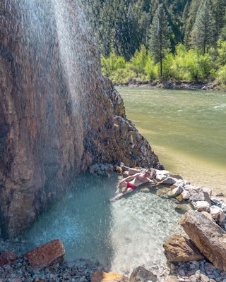 Soak in Pine Flats Hot Springs, Pine Flats Campground