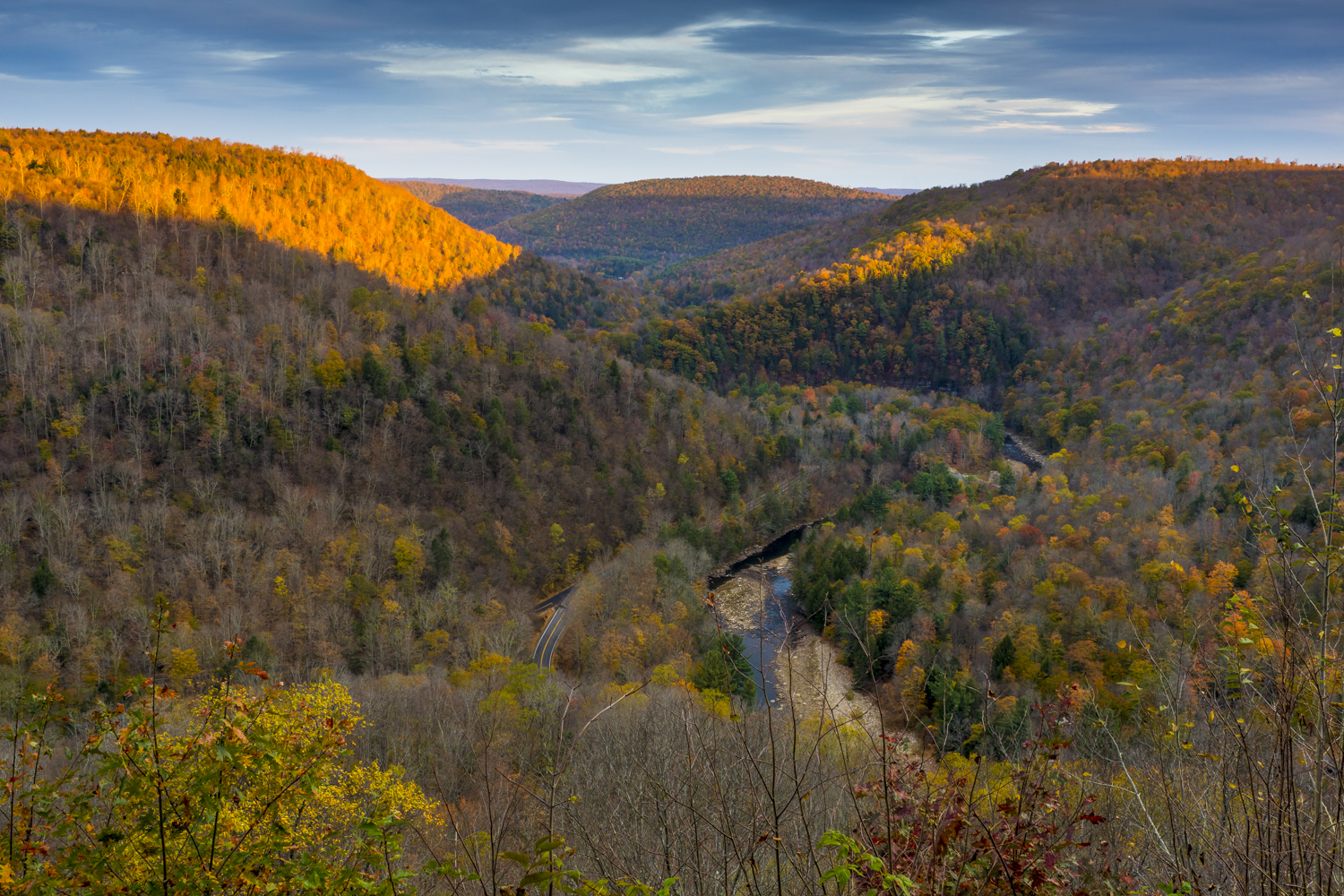 Photograph The Loyalsock Canyon Vista