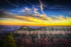 Photograph a Sunset from the North Rim Lodge