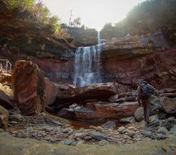 Layman's Monument and Kaaterskill Falls