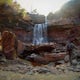 Layman's Monument and Kaaterskill Falls