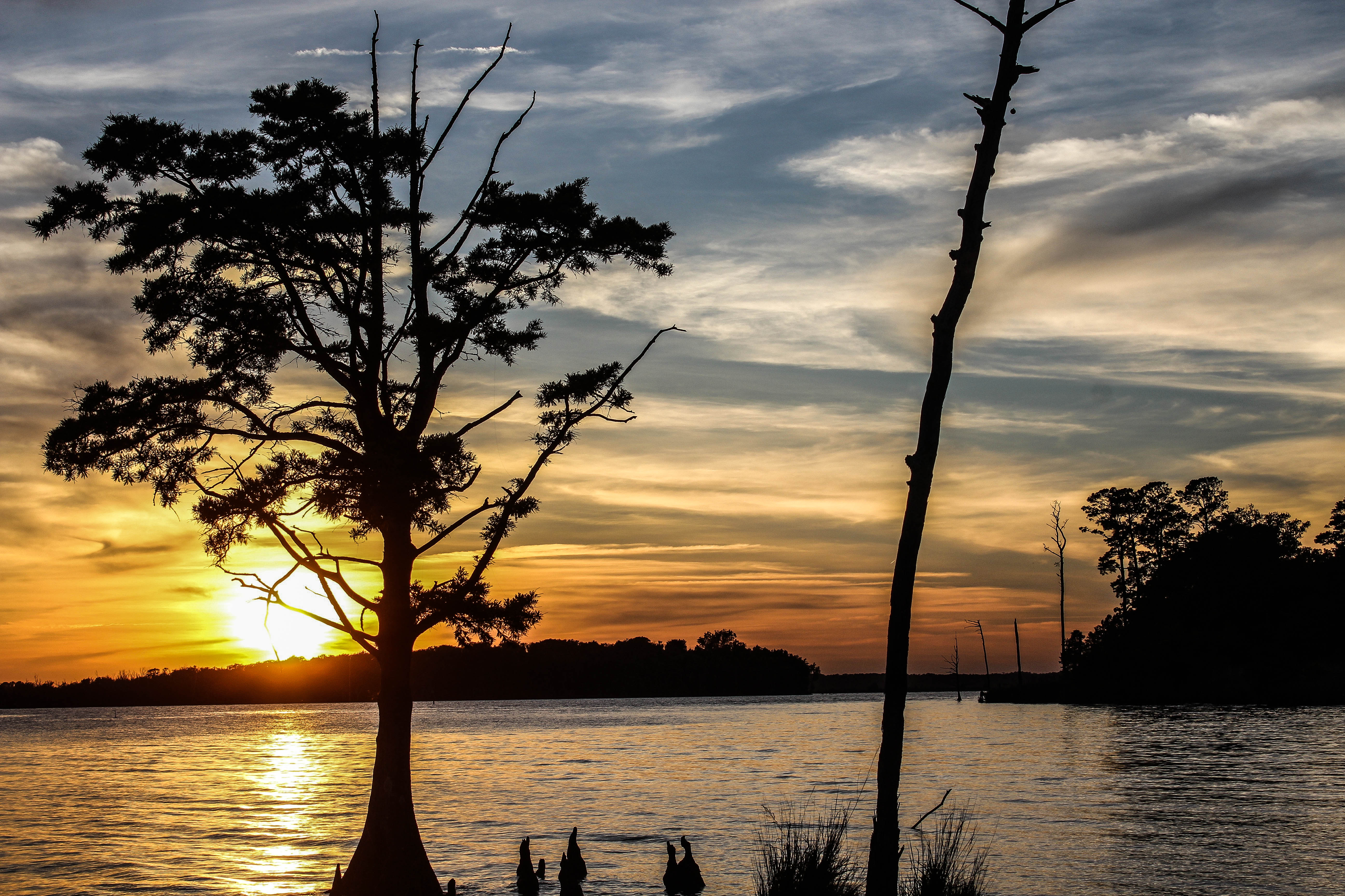 Catch A Sunset at the Munden Point Park Pier, Virginia Beach, Virginia