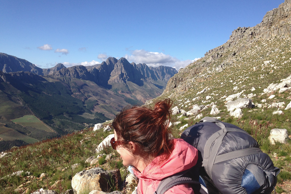 Backpack and Camp on Stellenbosch Mountain