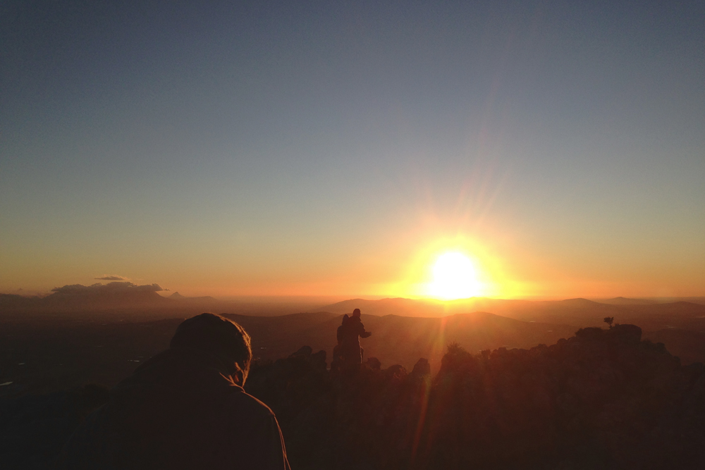 Backpack and Camp on Stellenbosch Mountain