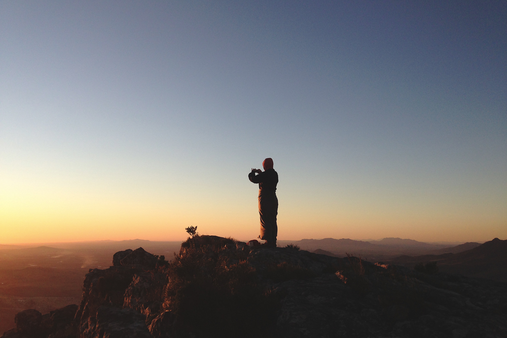 Backpack and Camp on Stellenbosch Mountain