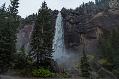 My first time hiking the Bridal Veil Falls in Telluride
