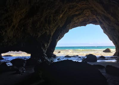 Explore El Matadors Sea Cave