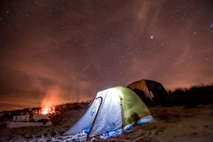 Camp at Cape Canaveral National Seashore