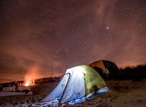 Camp at Cape Canaveral National Seashore