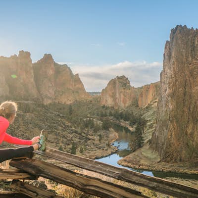 Hike/run the Summit Loop at Smith Rock State Park