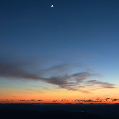 Catch the Sunset at Hawksbill Mountain Summit