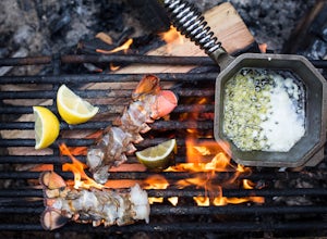 How To Grill Lobster Tails Over A Campfire (With Garlic Butter)