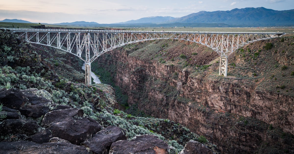 Photograph The Rio Grande Gorge Bridge El Prado New Mexico