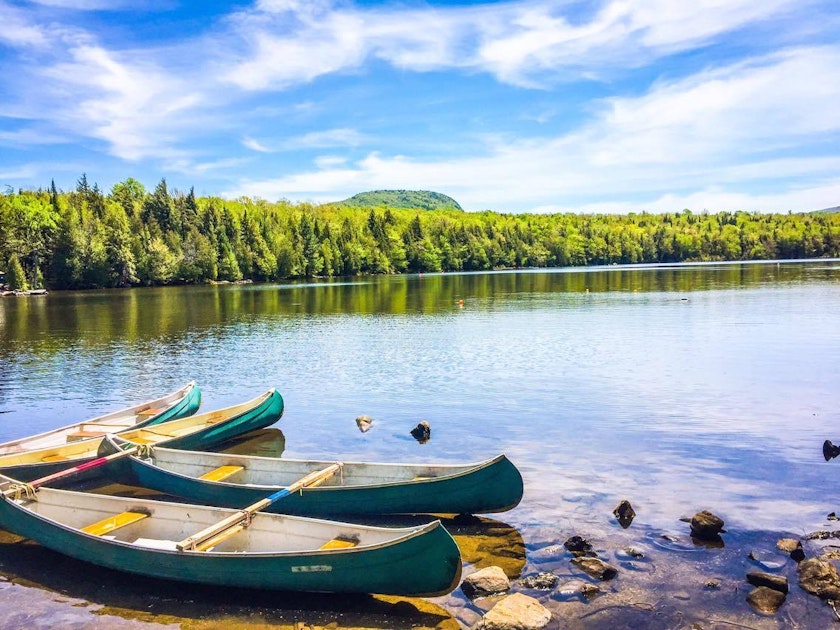 Canoe or Kayak at Lake Stukely, Lake Stukely Parking