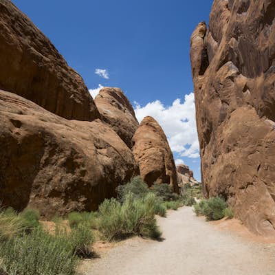 Double O Arch, Arches National Park, UTAH