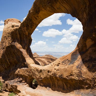 Double O Arch, Arches National Park, UTAH