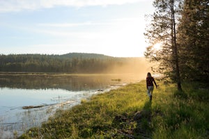 Camp at Last Chance Creek Campground on Lake Almanor 