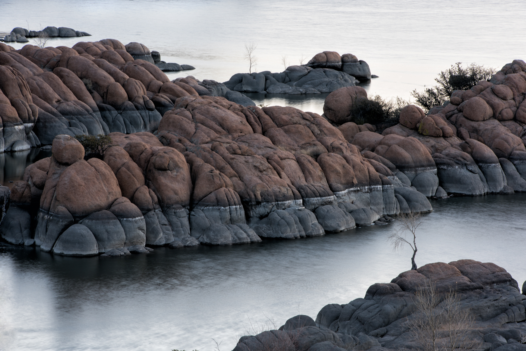 Camp at Watson Lake in Prescott