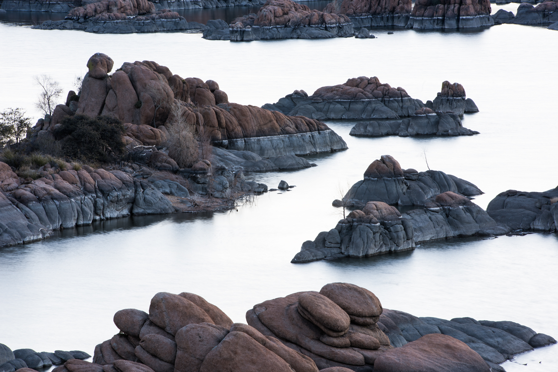 Camp at Watson Lake in Prescott