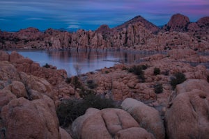 Camp at Watson Lake in Prescott