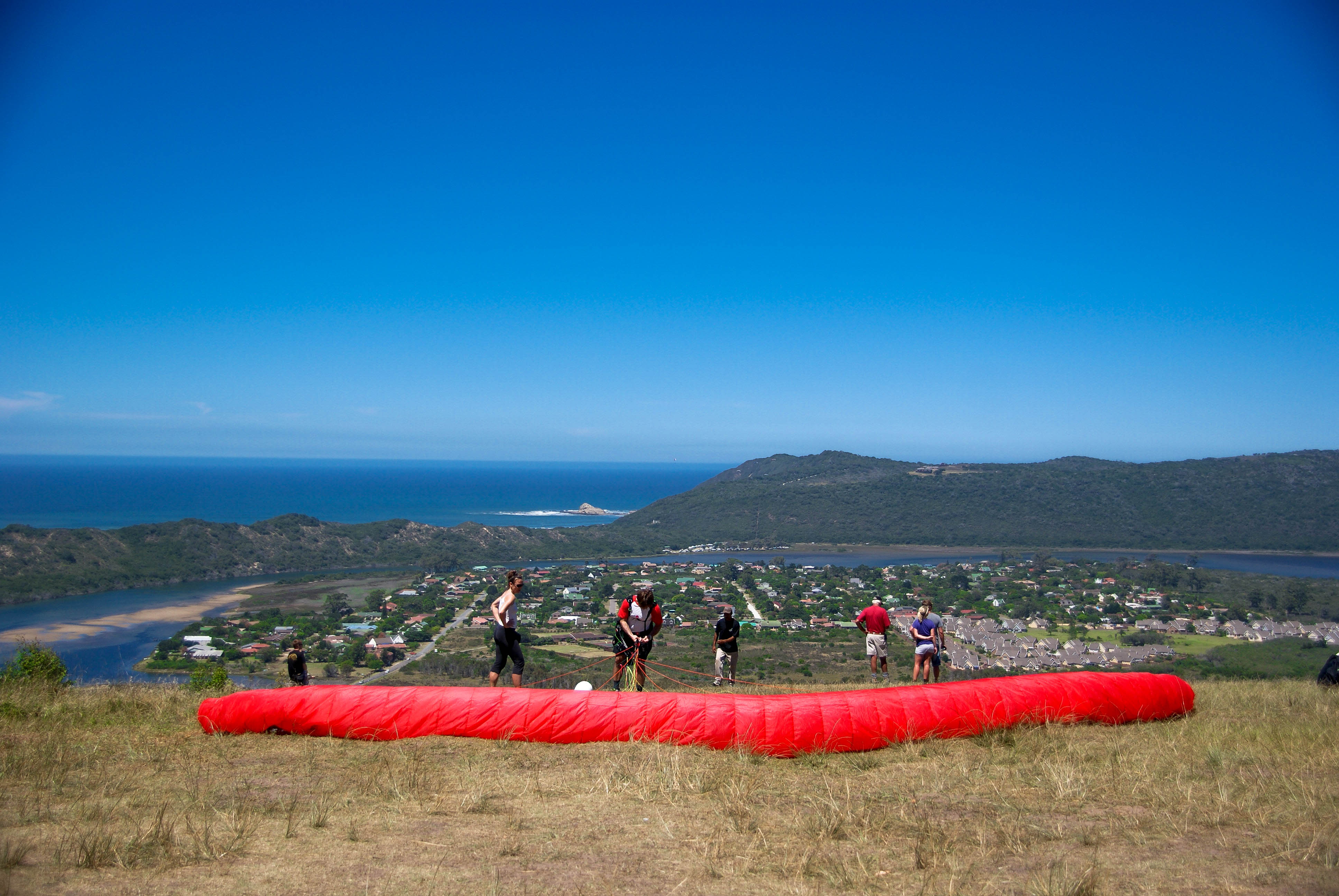 Paraglide over Knysna