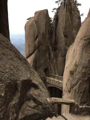 Hike the "Avatar" mountains in Huangshan, Anhui, China