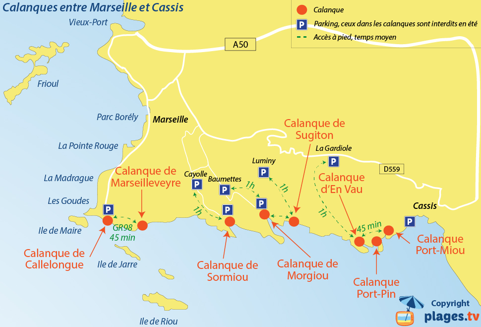 Hike the "Calanques de Marseille"