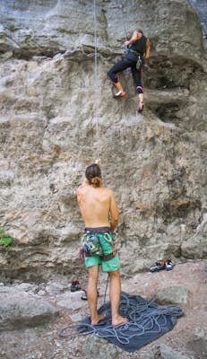 Rock Climb at Gus Fruh
