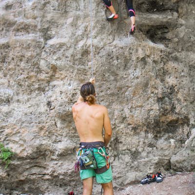 Rock Climb at Gus Fruh