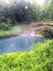 Relax at Liard River Hot Springs