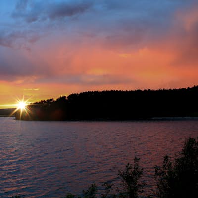 Watch a Sunset at Wachusett Reservoir