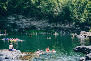 Swim at Little Falls (Martha's Falls)