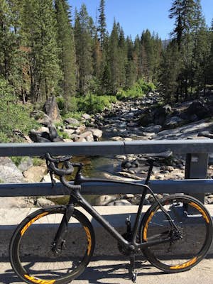 Cycling from Shaver Lake to Dinkey Creek