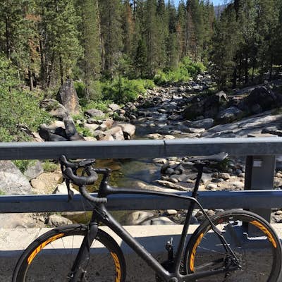 Cycling from Shaver Lake to Dinkey Creek