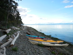 Camp at Seaview Game Farm and Paddle the Strait of Georgia