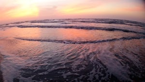 Camp on Padre Island National Seashore's North Beach