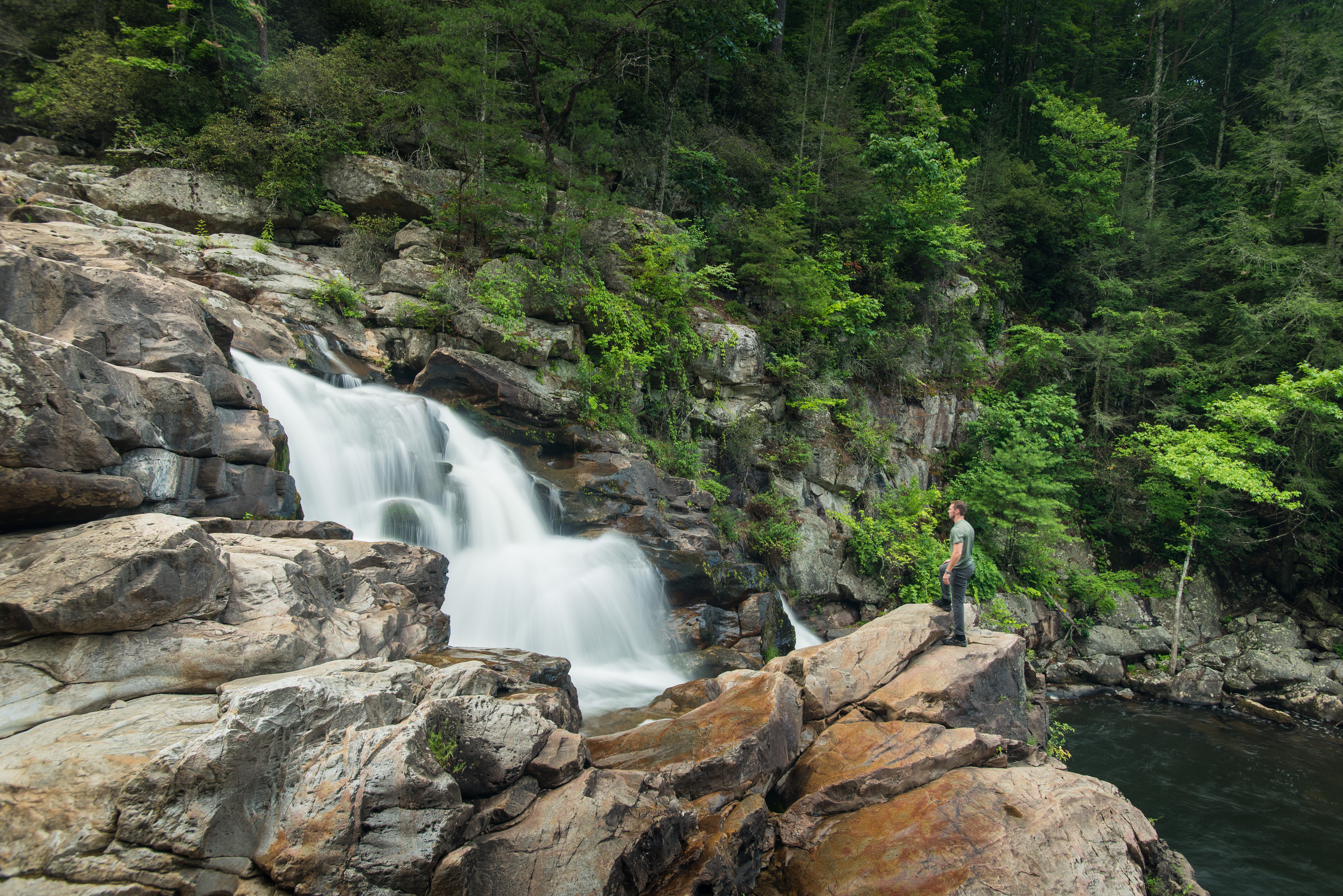 Hike the Beech Bottom Trail to Jacks River Falls , Copperhill, Tennessee