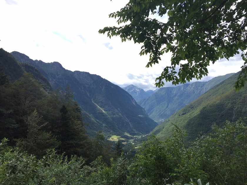 Hike to Krnsko Jezero Lake in Lepana Valley , Lepena, Slovenia