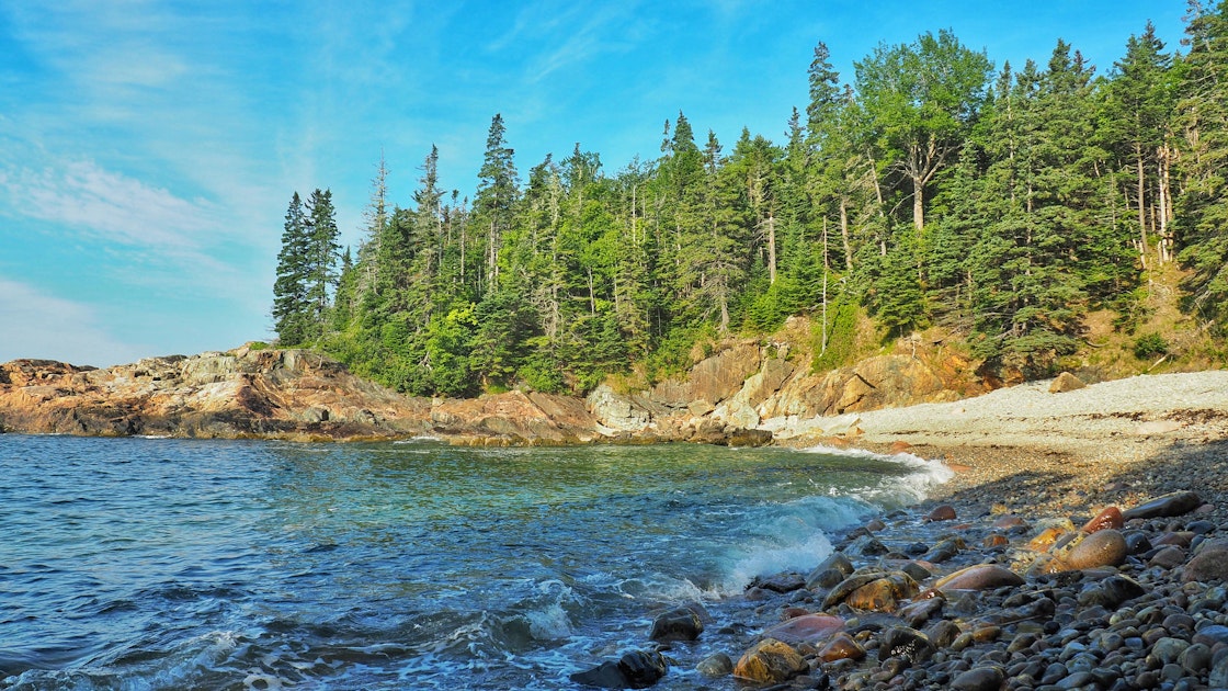 Relax at Little Hunters Beach, Mount Desert, Maine