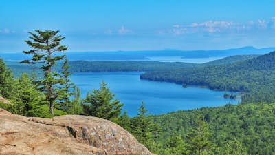Hike the Bubbles Divide Trail to Bubble Rock in Acadia NP