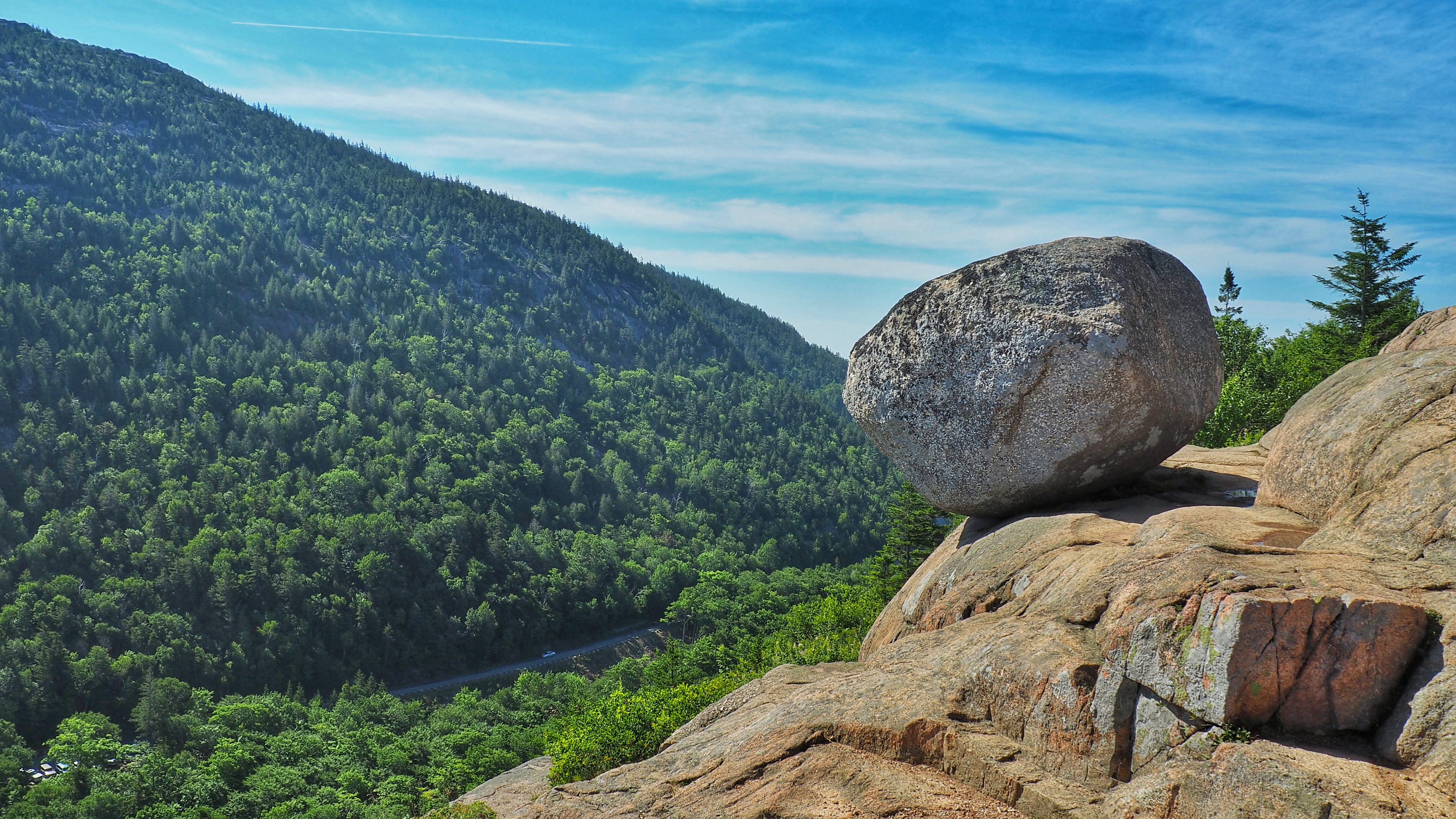 Bubbles Divide Trail to Bubble Rock, Mount Desert, Maine